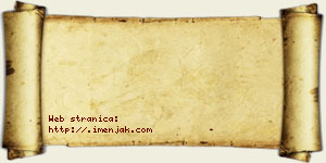 Radovan Kričak vizit kartica